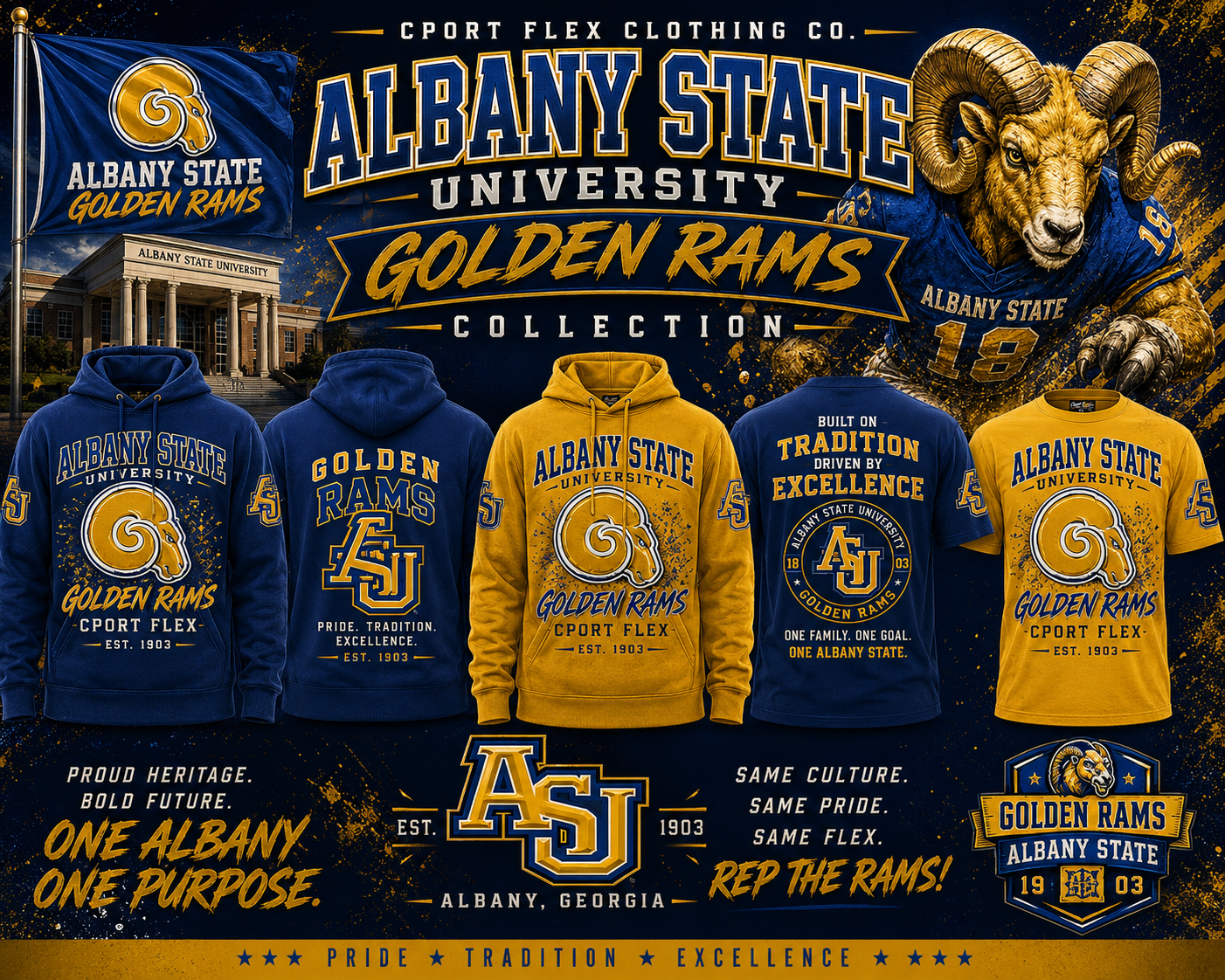 Albany State- Golden Rams