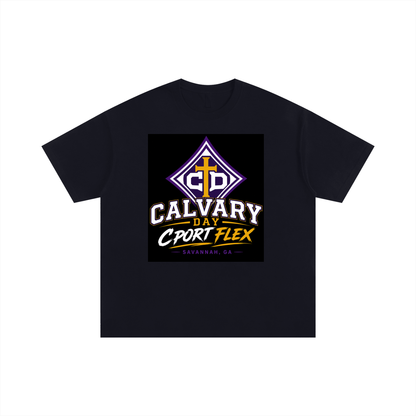 Calvary Day Oversized Heavy Cotton Tee