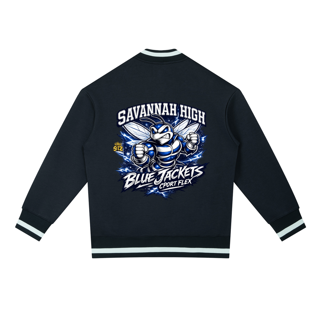CPort Flex “Where You From?” School Pride Bomber Jacket – Savannah High Bluejackets Edition