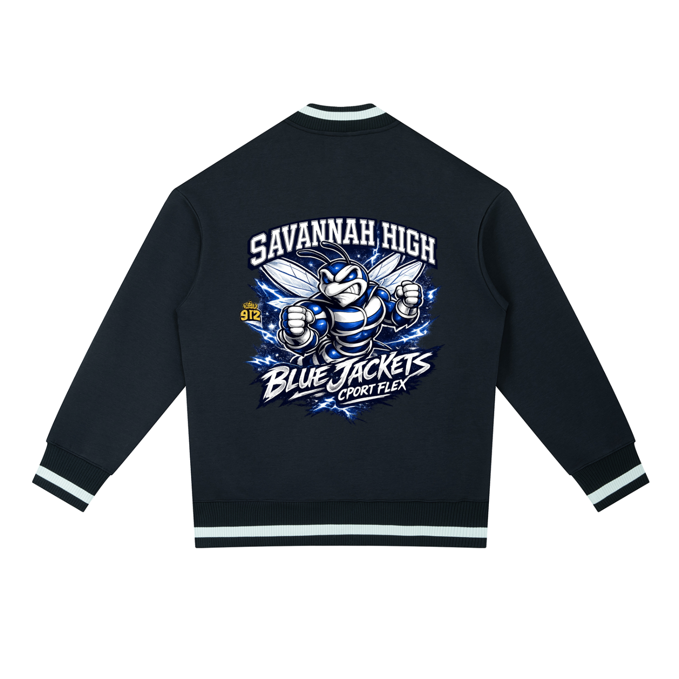 CPort Flex “Where You From?” School Pride Bomber Jacket – Savannah High Bluejackets Edition