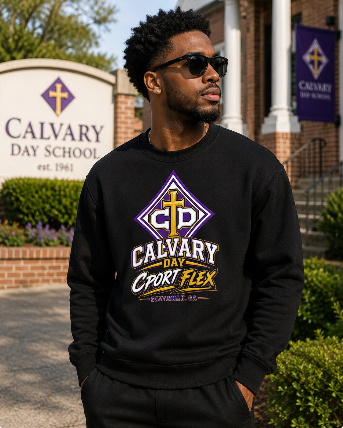 Calvary Day CPort Flex Premium Sweatshirt