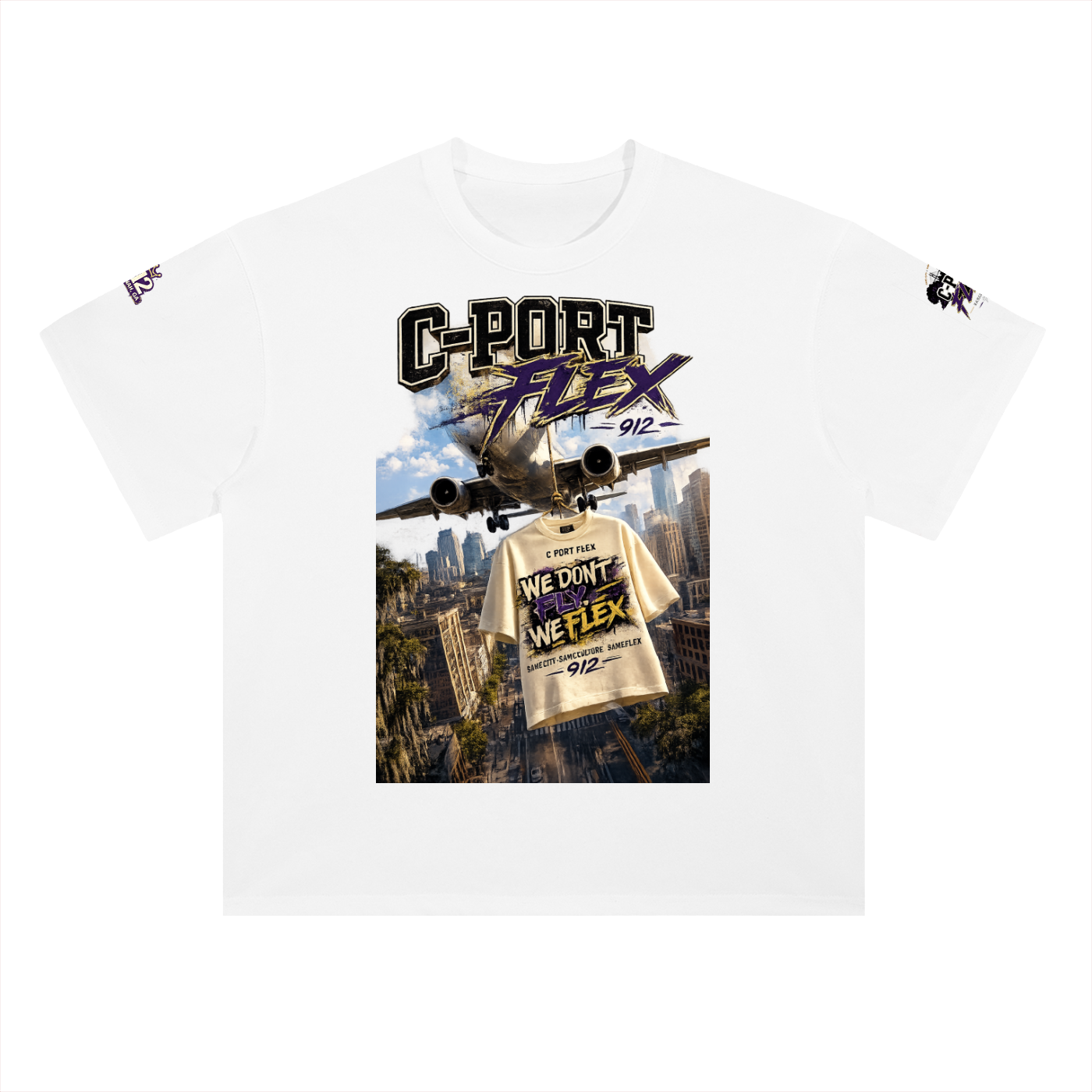 Heavyweight Drop Shoulder Cotton T-Shirt