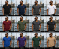 Signature “CP” Embroidered V-Neck T-Shirt