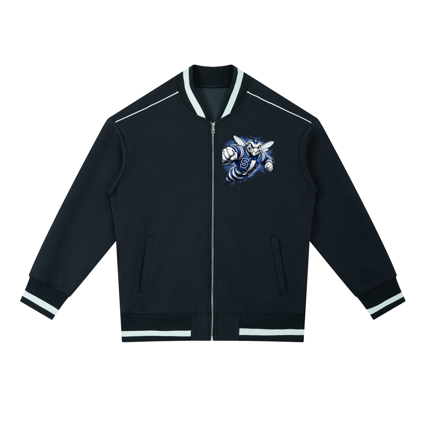 CPort Flex “Where You From?” School Pride Bomber Jacket – Savannah High Bluejackets Edition