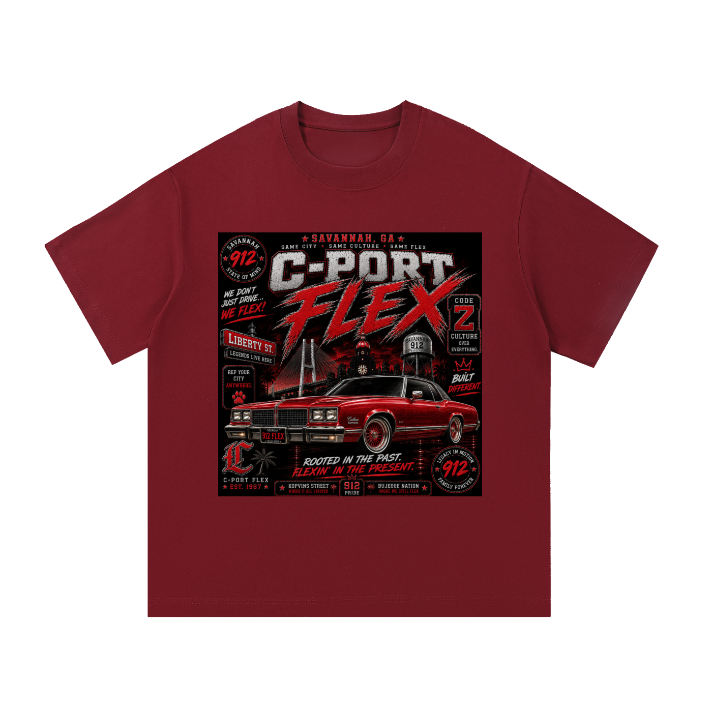 CPort Flex – Savannah Flex Classic Tee Where culture meets the pavement. The CPort Flex Savannah Flex Classic Tee