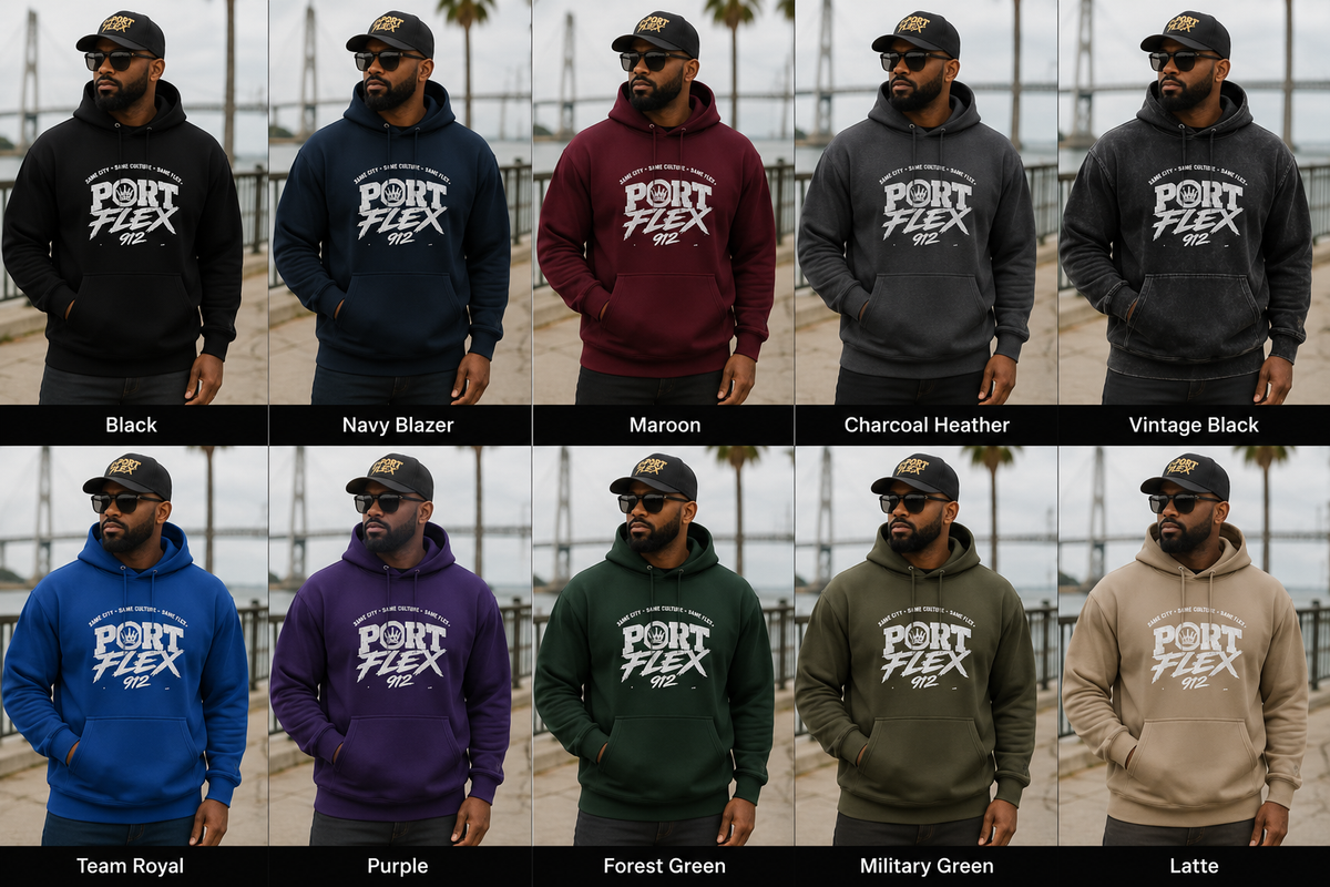 CPort Flex Signature Premium Embroidered Hoodie