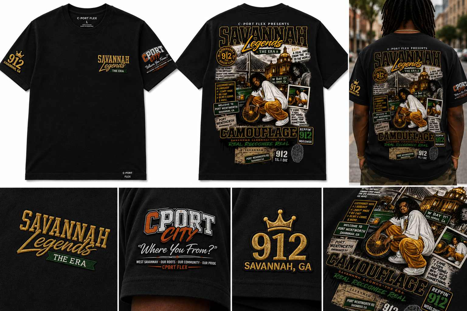 Savannah Legends: Camouflage (Black)