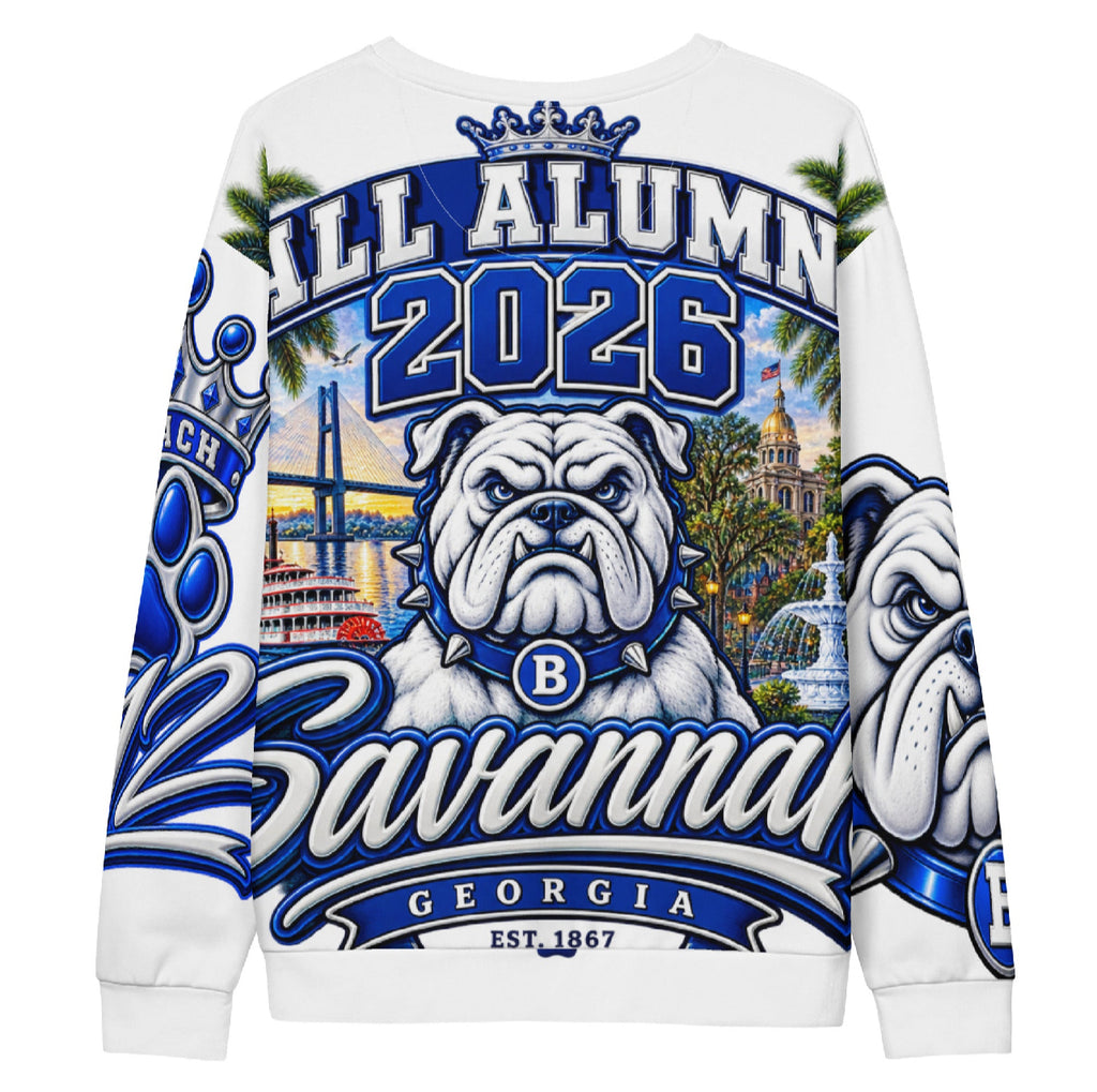 I love Beach ALL OVER ALUMNI SWEATSHIRT