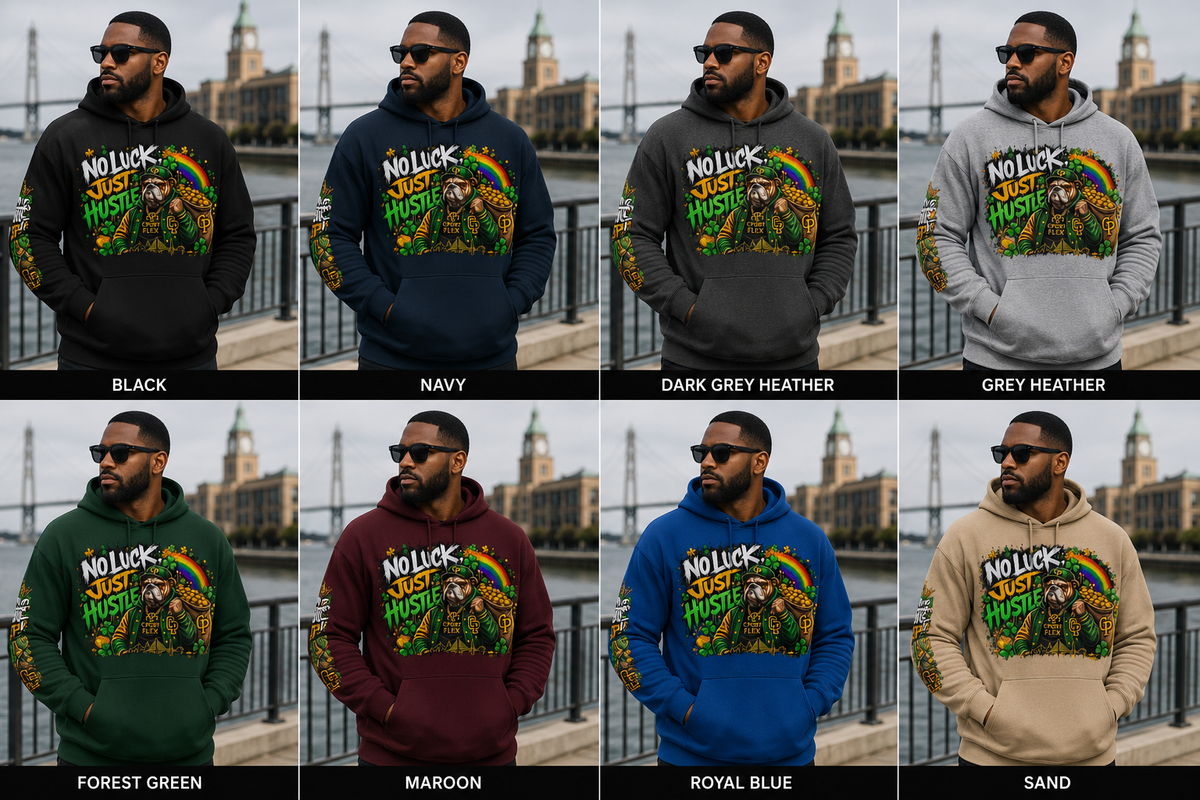 C-Port Flex No Luck, Just Hustle™ Hoodie