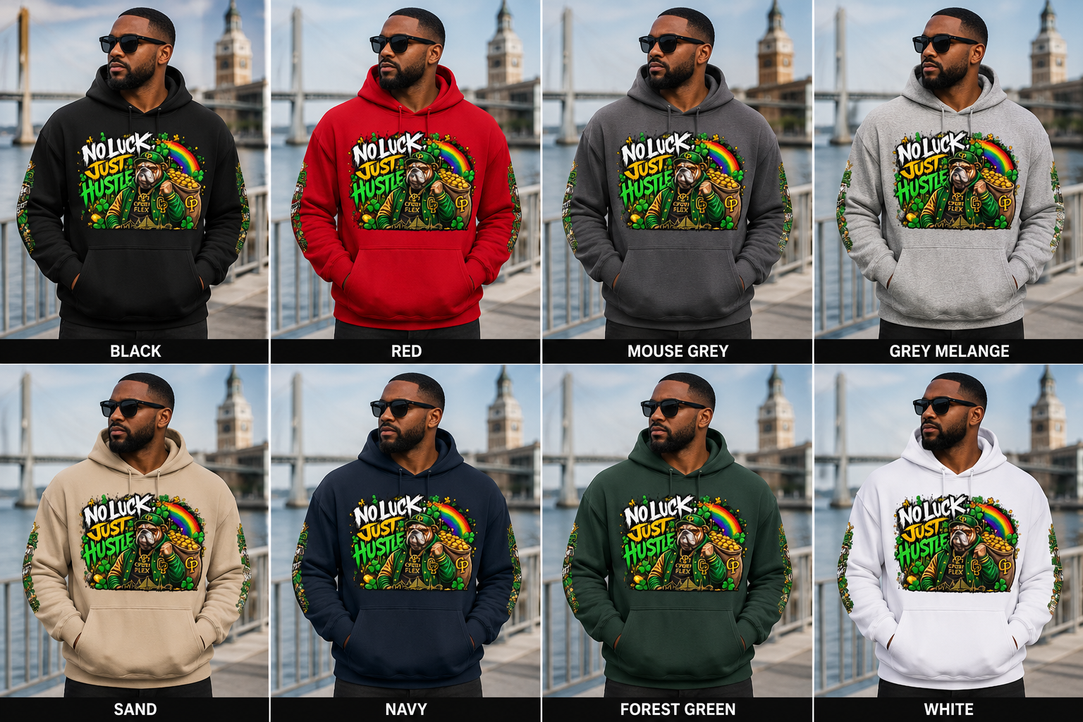 C-Port Flex No Luck, Just Hustle™ Hoodie