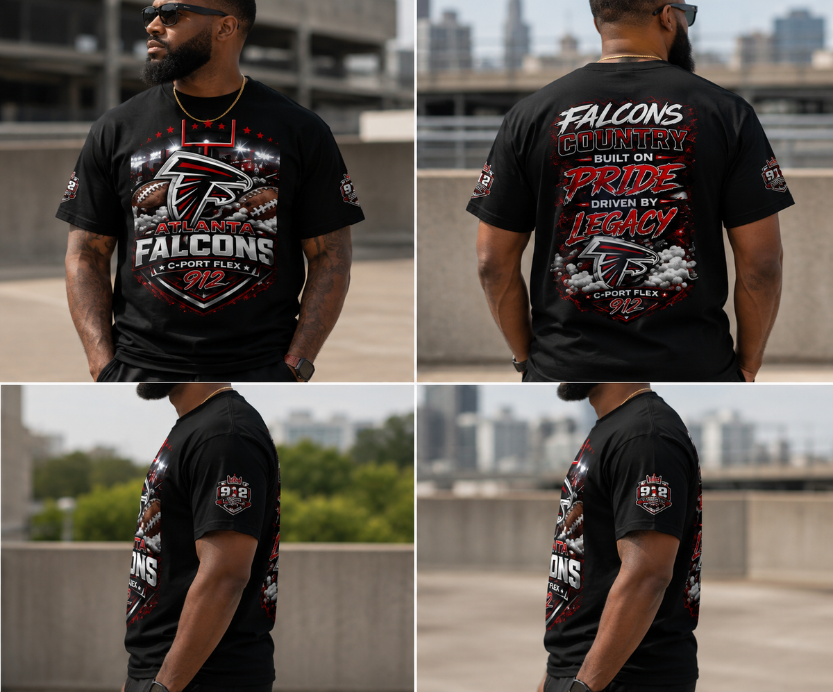 Falcons “Built on Pride” Premium Graphic Tee