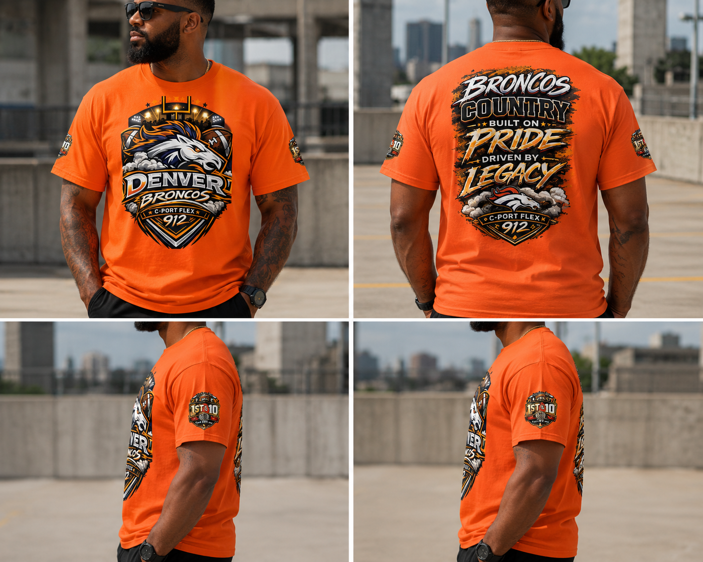Broncos “Built on Pride ” Premium Tee