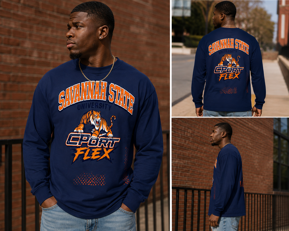 Savannah State University CPort Flex™ Heavyweight Vintage Long Sleeve
