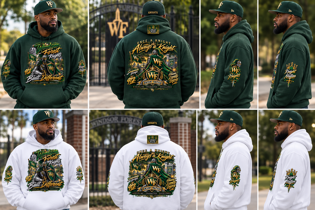 5. Windsor Forest Crown & Armor™ Signature Hoodie — the flagship/final boss