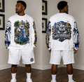 Cport FLEX O.G.BEACH ALL OVER
 cotton sweatshirt