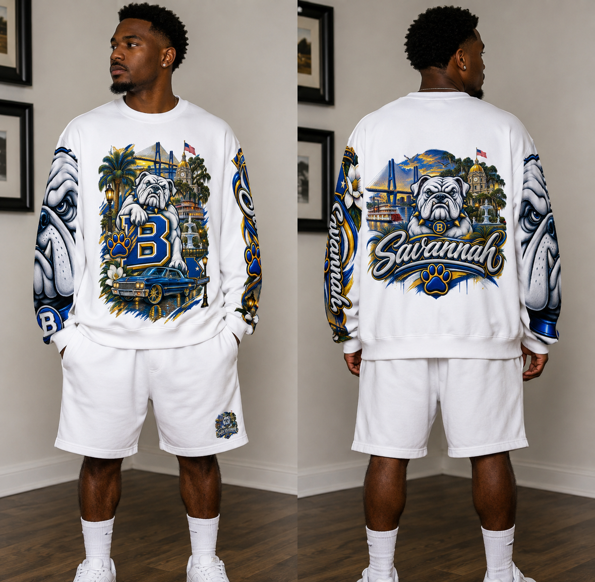 Cport FLEX O.G.BEACH ALL OVER
 cotton sweatshirt