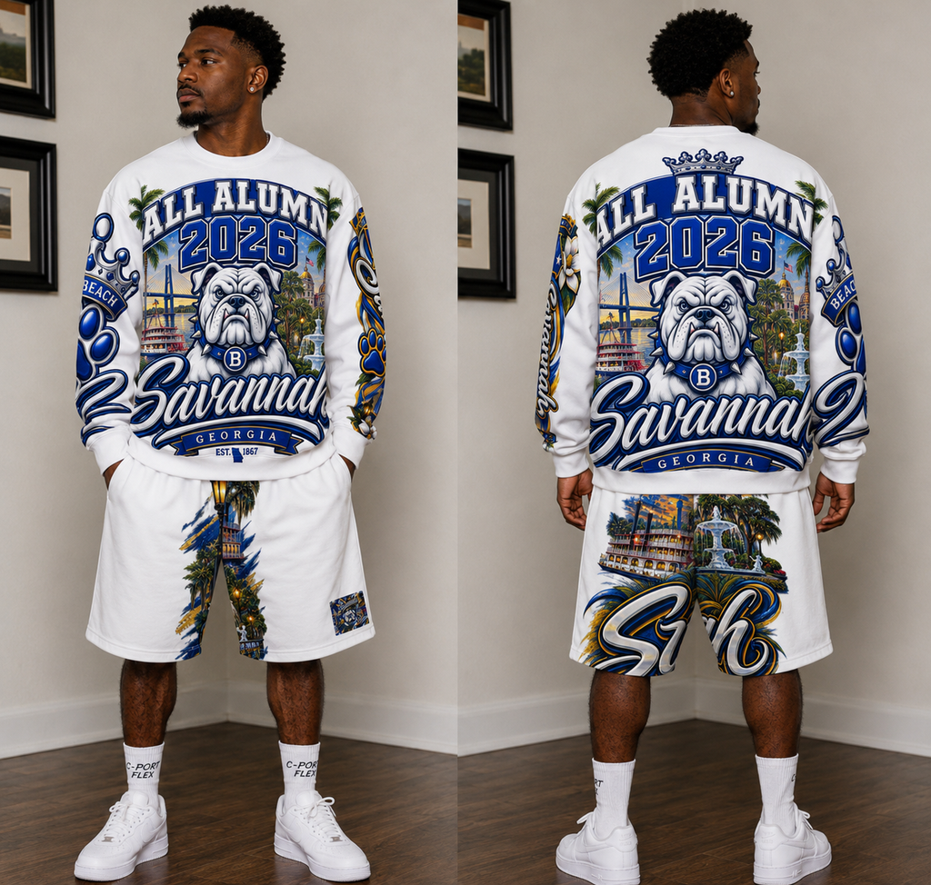 Cport FLEX O.G.BEACH ALL OVER COTTON LONG short