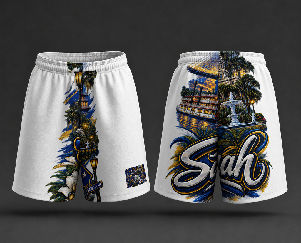 Cport FLEX O.G.BEACH ALL OVER COTTON LONG short