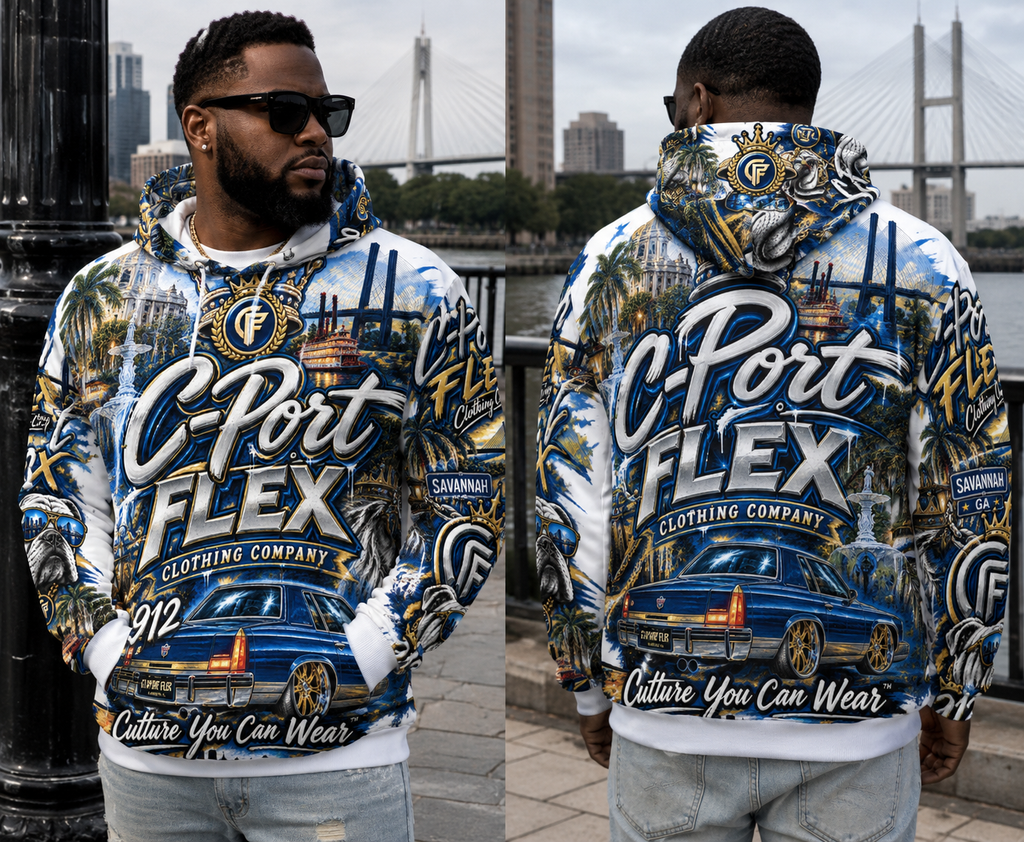C-Port FLEX 912 Royal Legacy All-Over Hoodie