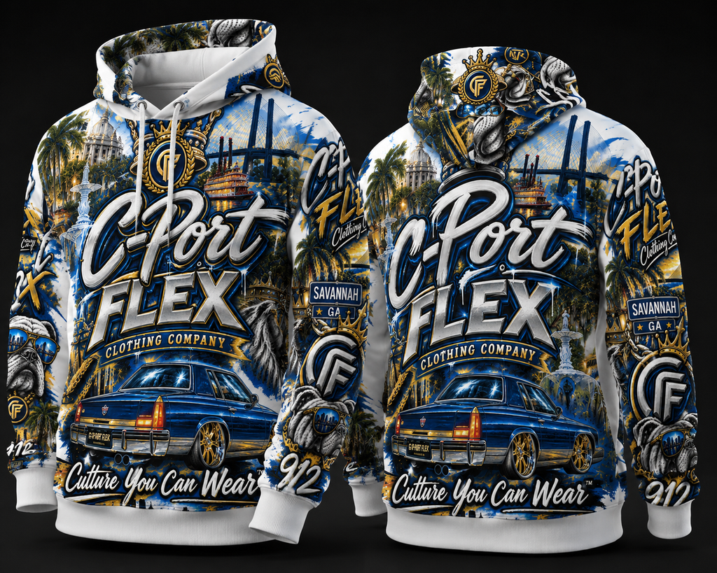 C-Port FLEX 912 Royal Legacy All-Over Hoodie