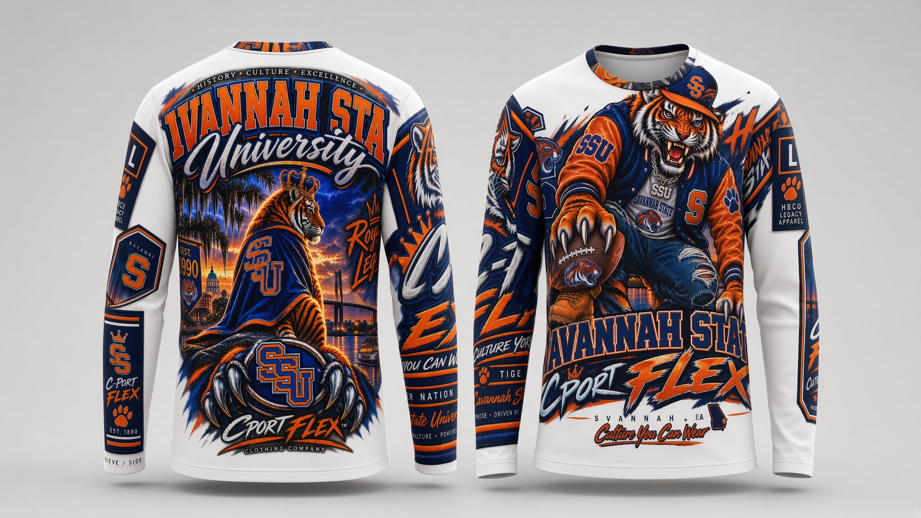 Cport FLex x SSU ALL OVER Long Sleeve Shirt
