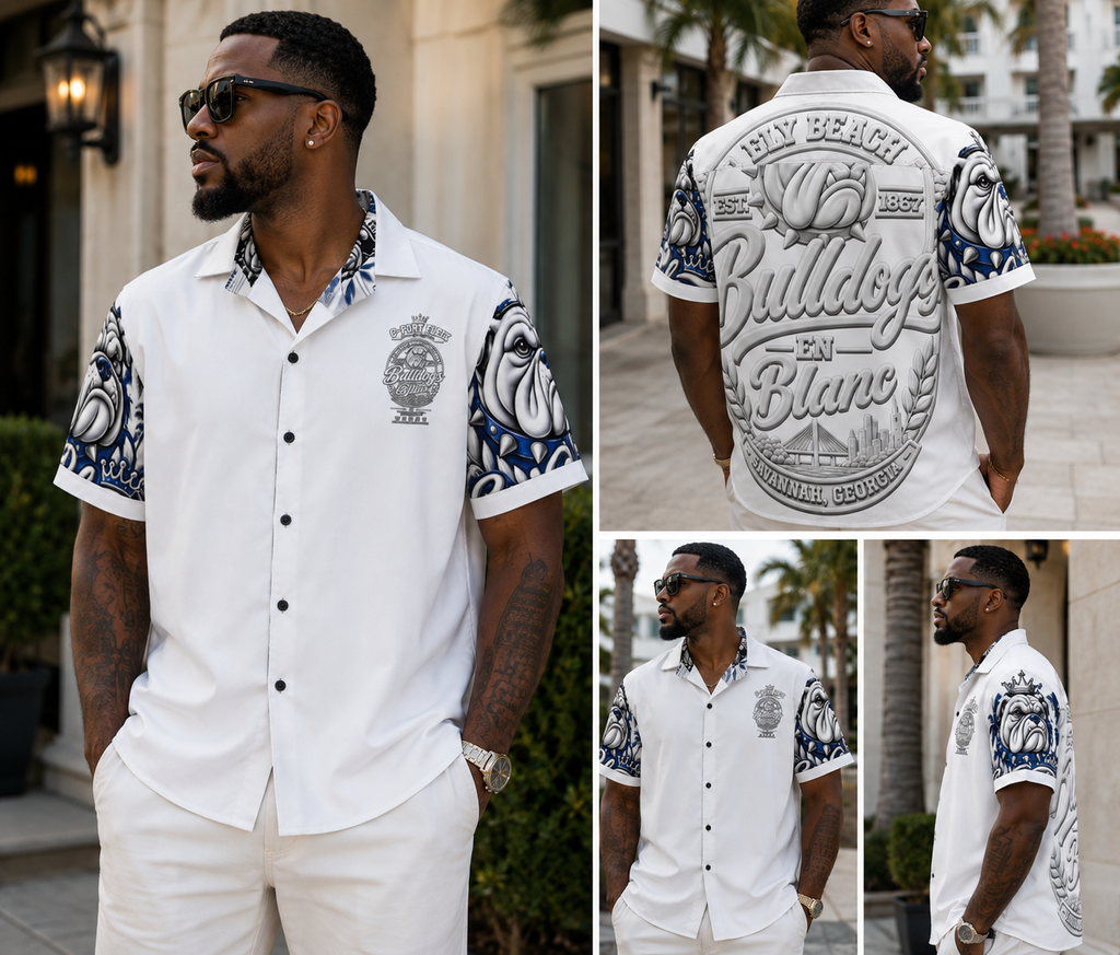 EN BLANC®
 Design Deux Unisex button shirt