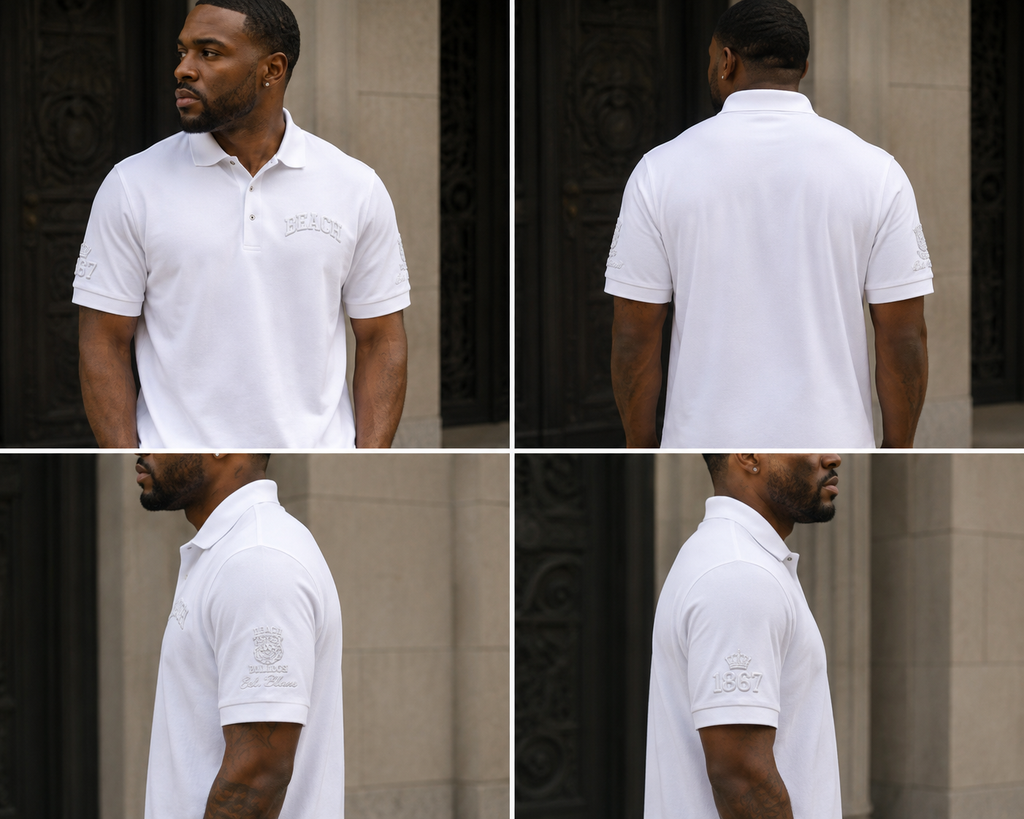 BEACH  EN BLANC® EMBROIDERED POLO Premium Polo