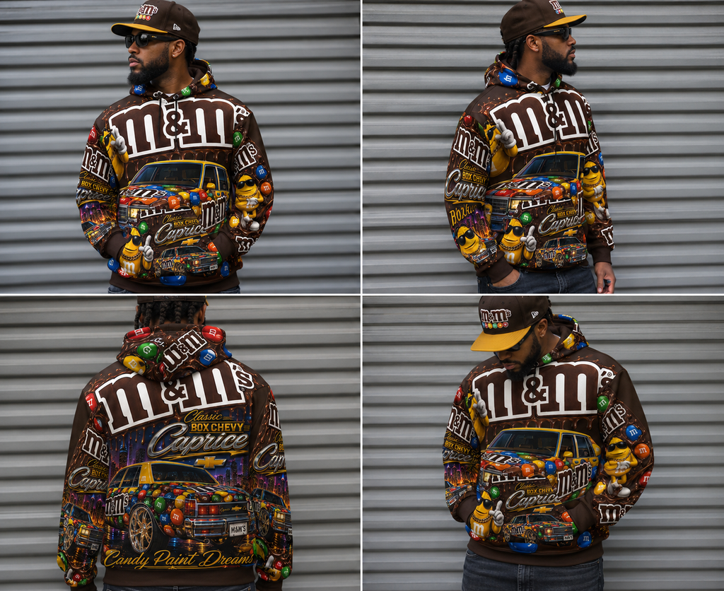 Caprice M&M All Over Unisex Hoodie