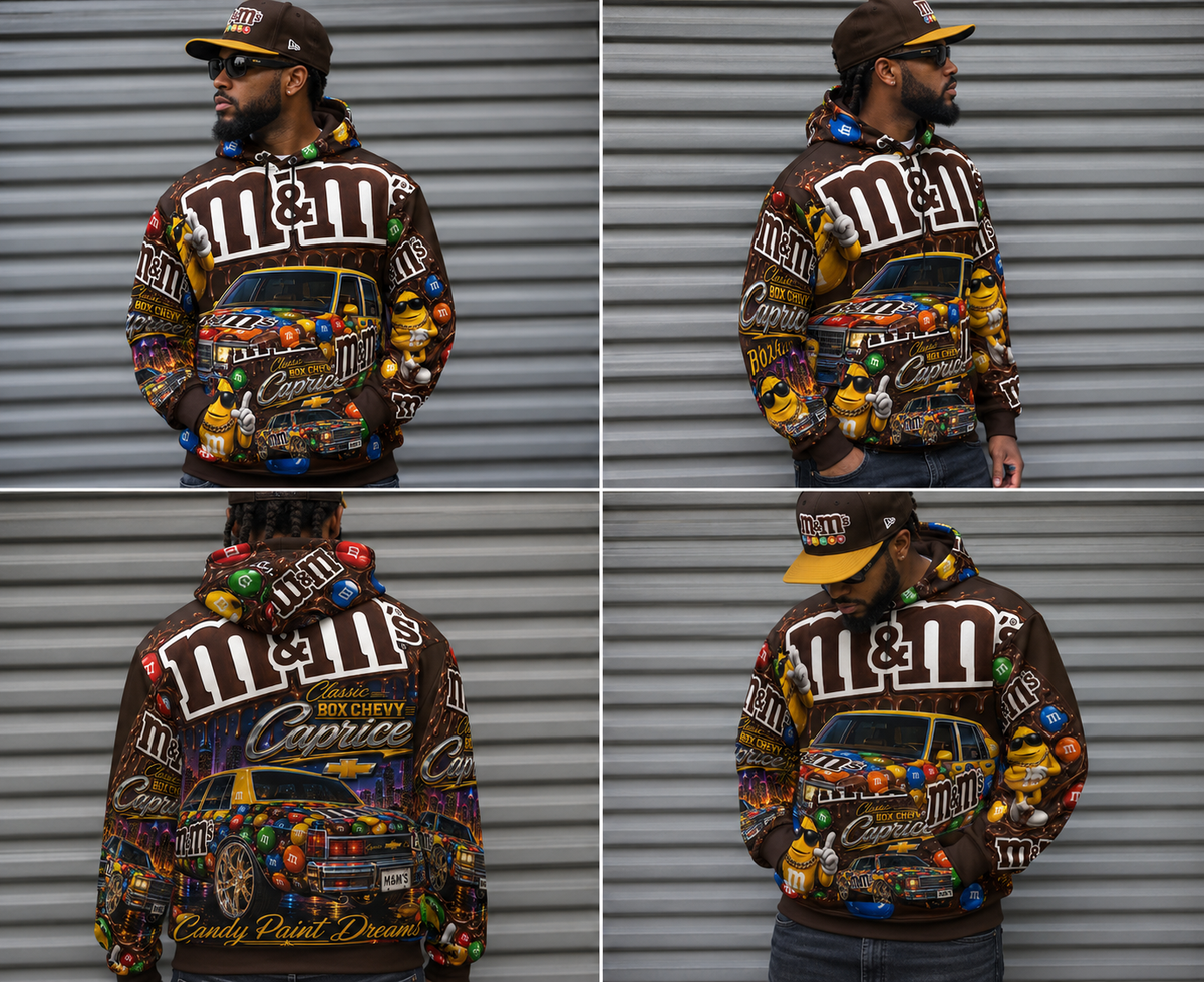 Caprice M&M All Over Unisex Hoodie