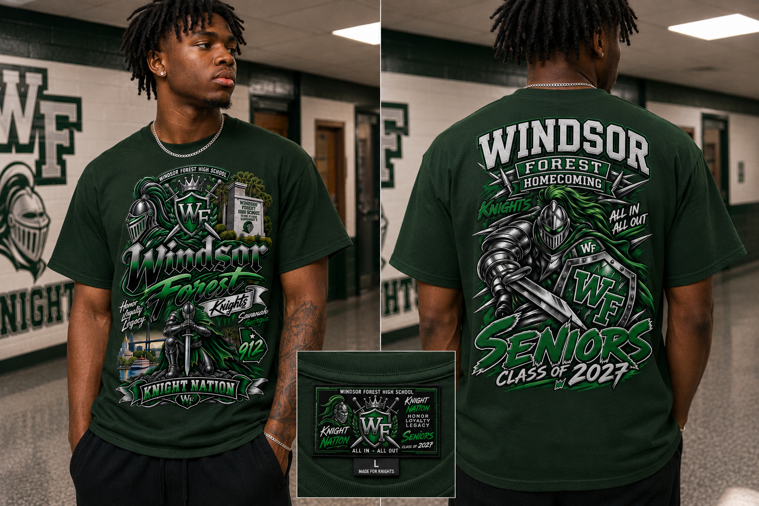 Windsor Forest Nights Senior’s C/O 2027 DryBlend® T-Shirt