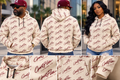 Cport Flex Signature Cream & Maroon Unisex Hoodie