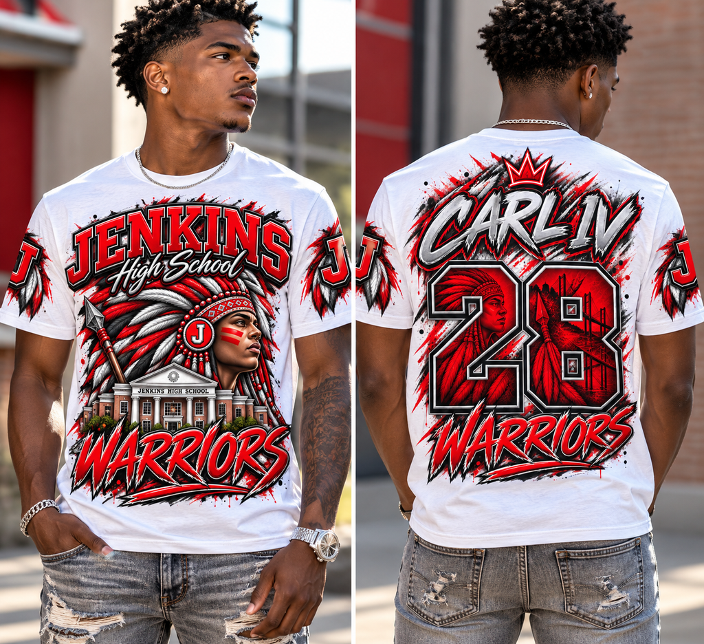 Jenkins Warriors Lil Lil Varsity T-shirt
