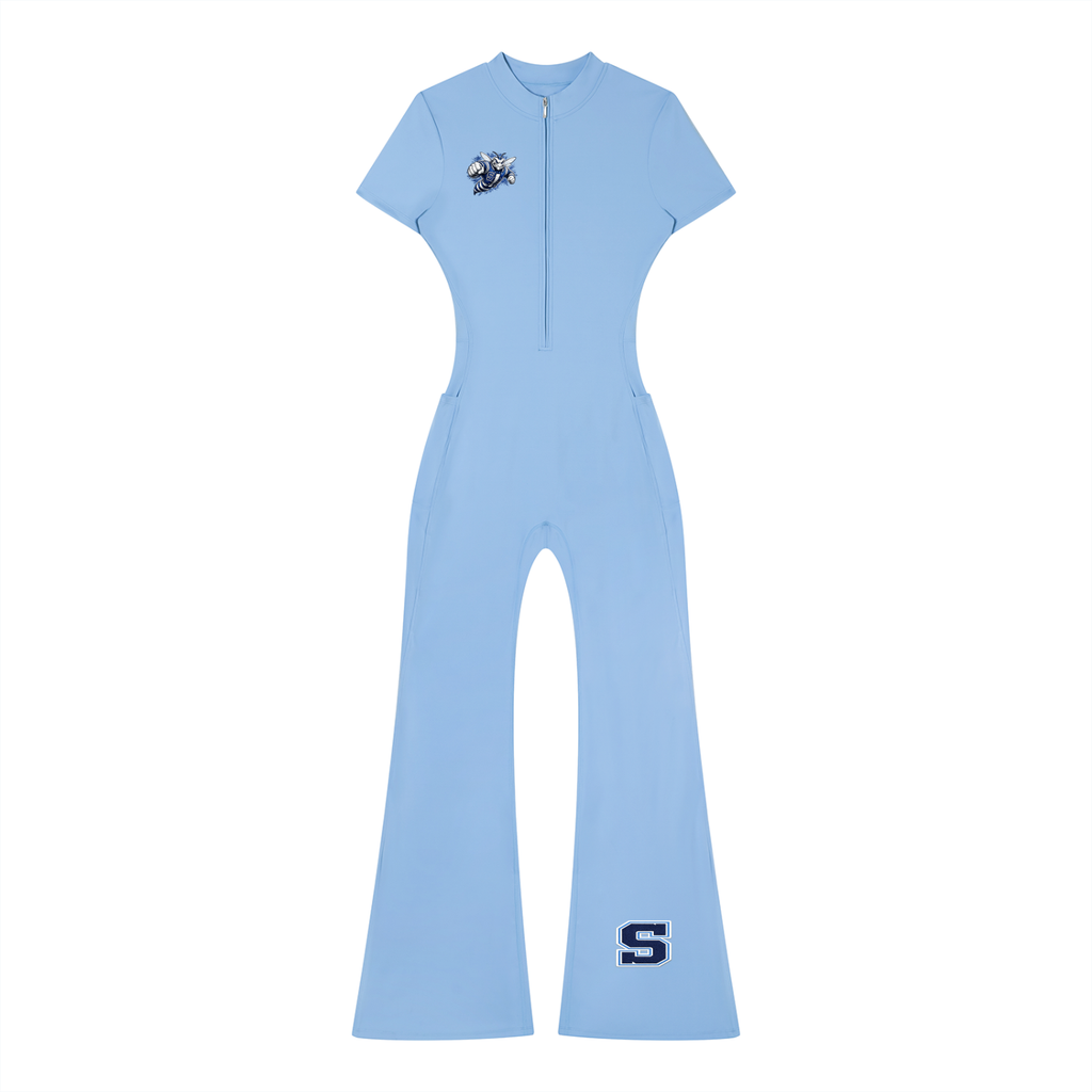 Savannah High Blue Jackets Women’s Performance Jumpsuit – CPort Flex Collection
