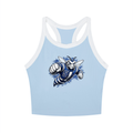 Savannah High Blue Jackets Women’s Performance Crop Tank – CPort Flex Collection