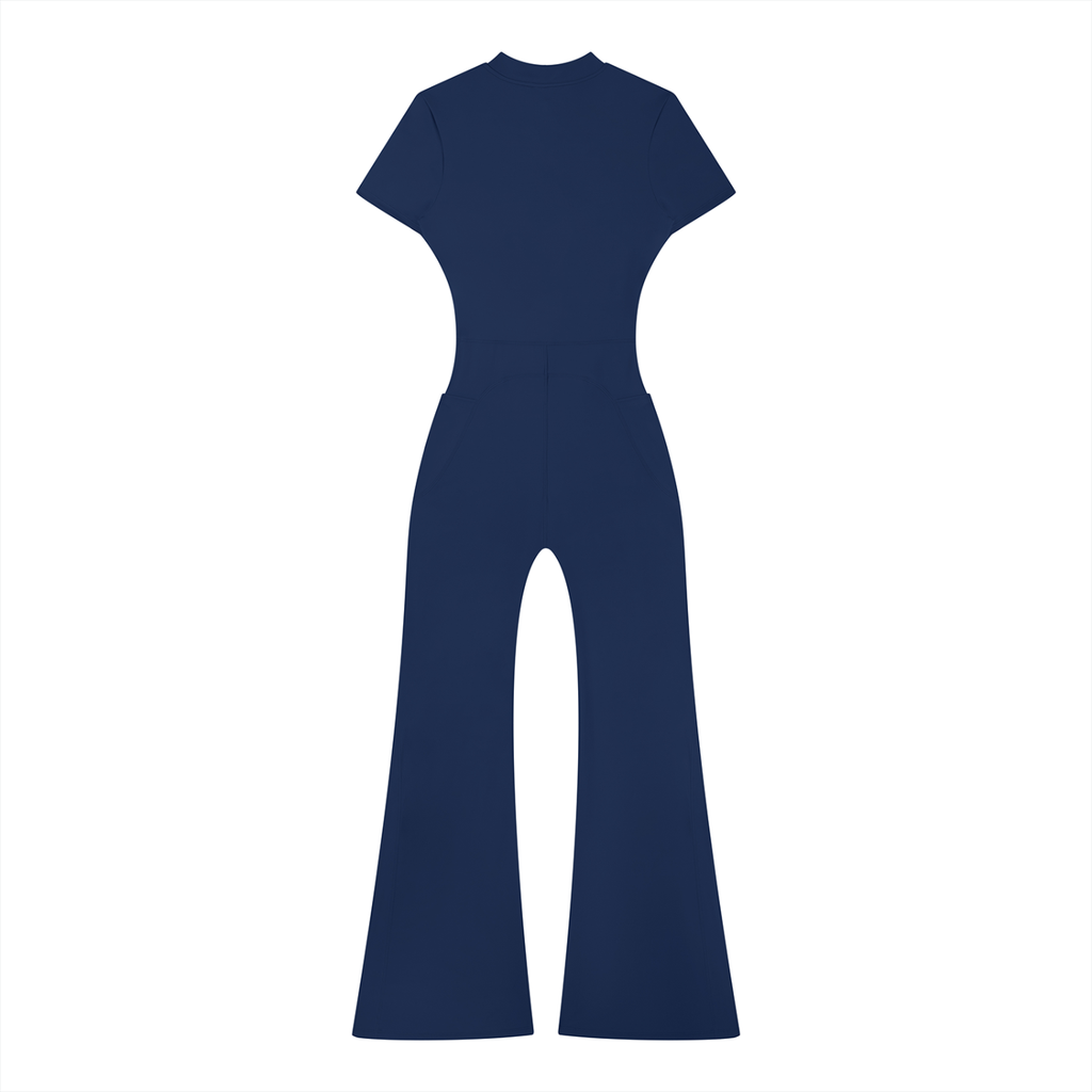 Savannah High Blue Jackets Women’s Performance Jumpsuit – CPort Flex Collection