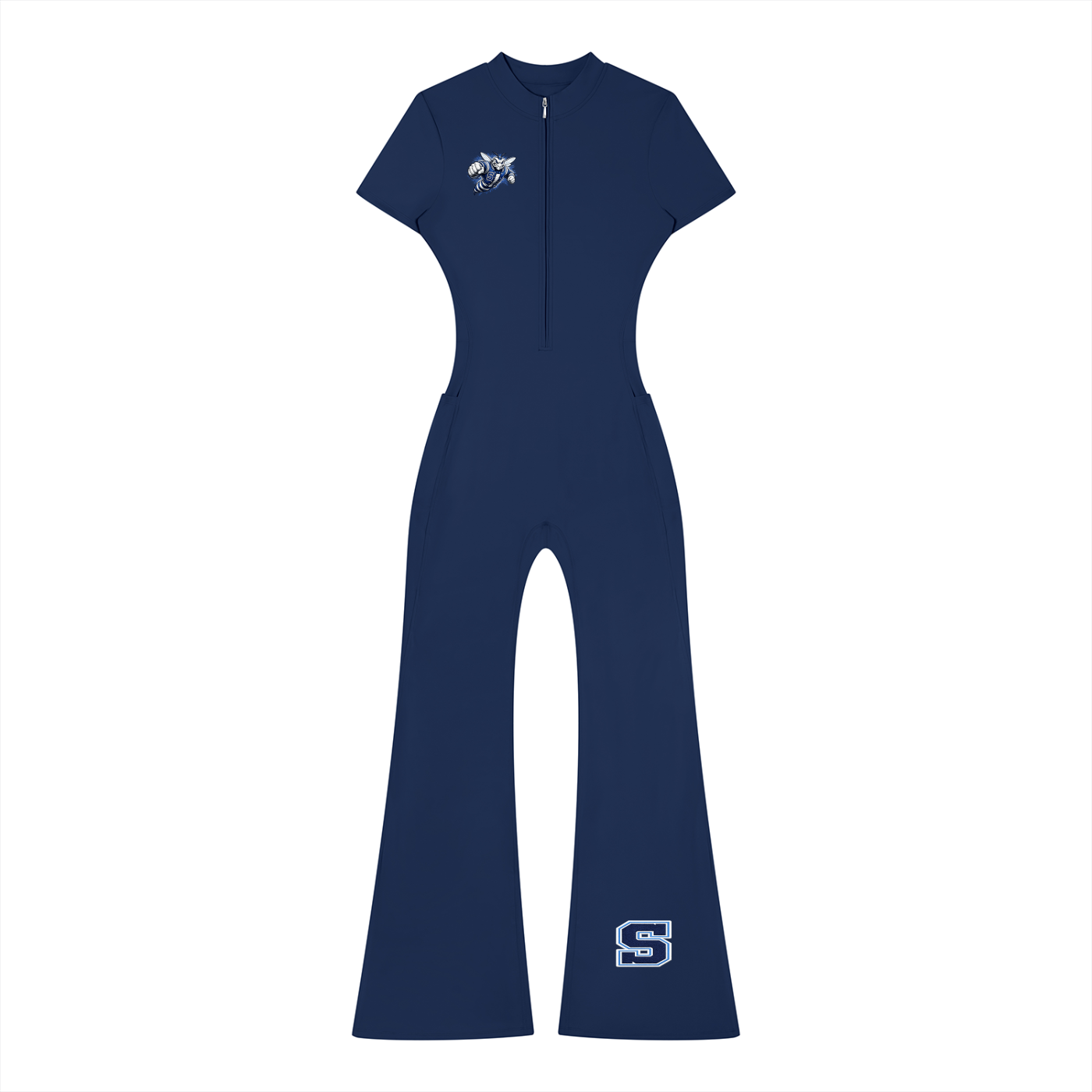 Savannah High Blue Jackets Women’s Performance Jumpsuit – CPort Flex Collection