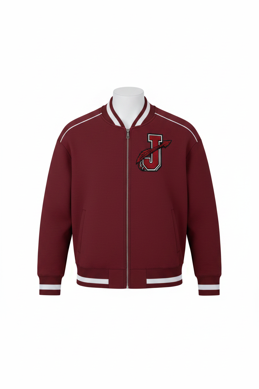 Jenkins J & Arrow Jacket - Front 3D Mockup
